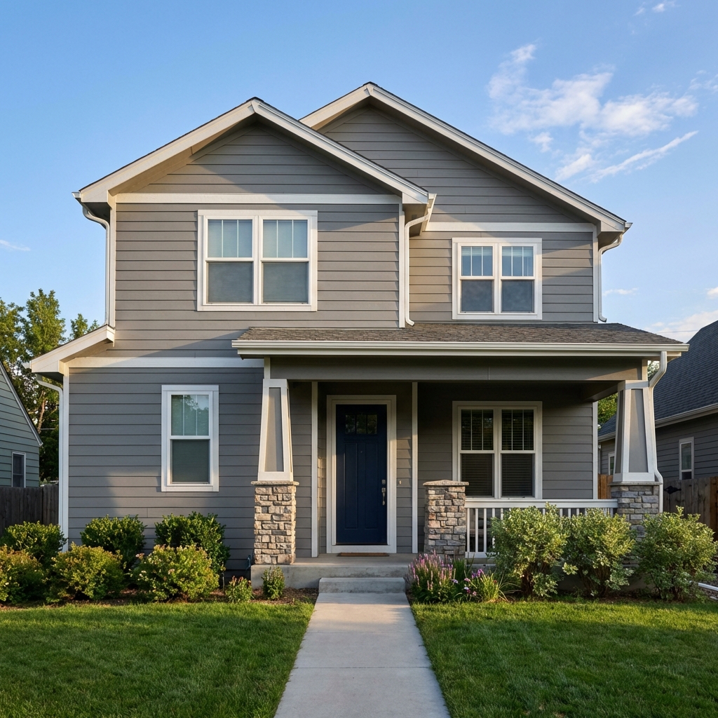 New James Hardie fiber cement siding installation in Lakewood
